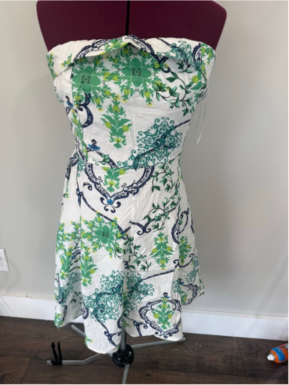 New April Light Ornate Mini Dress from Cupshe Large Tropical Summer